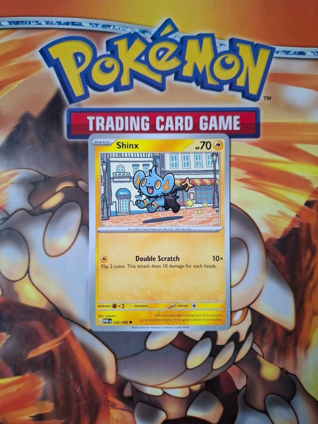 Shinx 026/088 Perfect Order pokemon kaart nm-mint, Ophalen of Verzenden, Zo goed als nieuw, Losse kaart