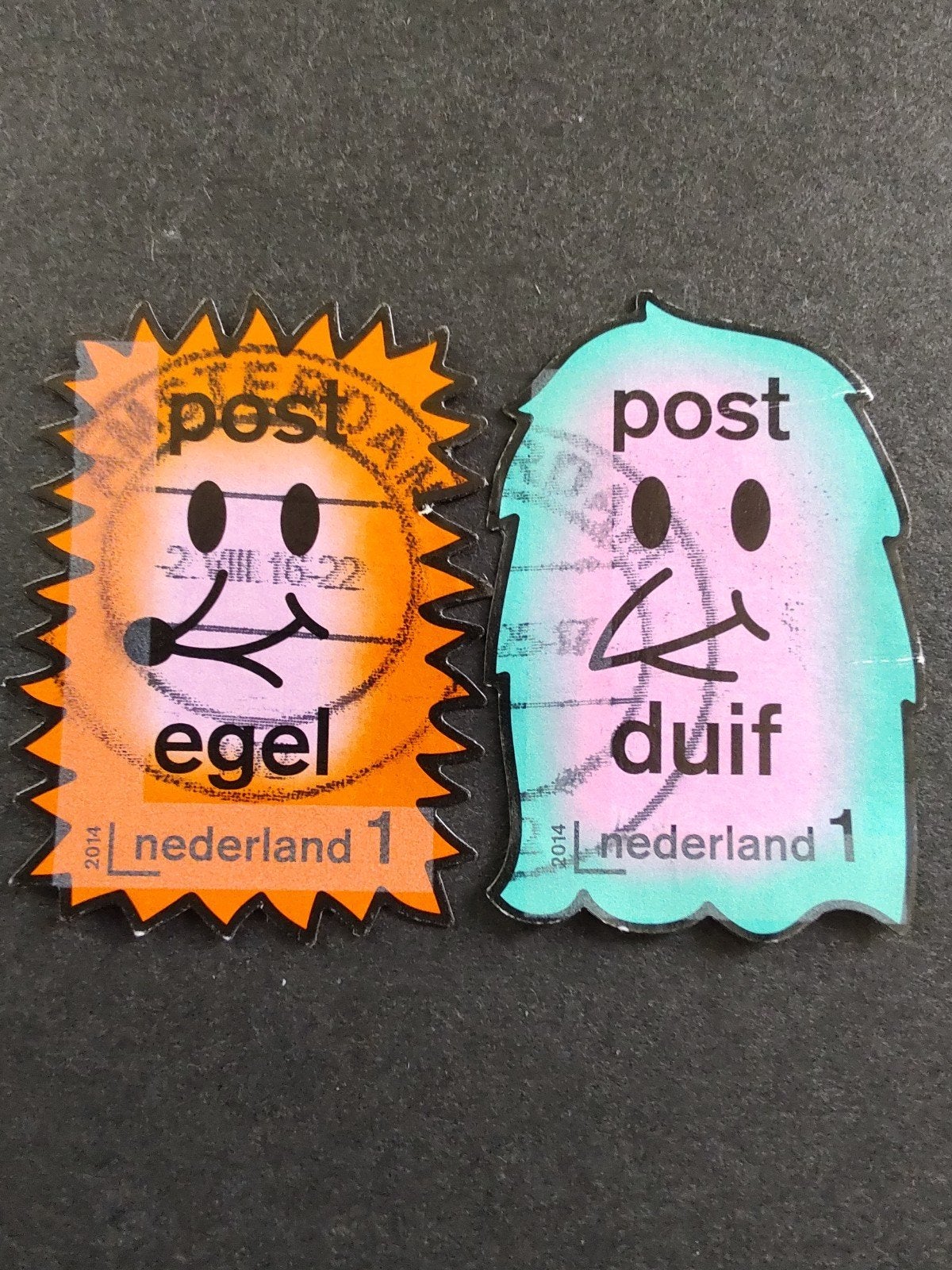 3169 en 3170 postzegel en postduif 2014 jeugdfilatelie nl, Ophalen of Verzenden