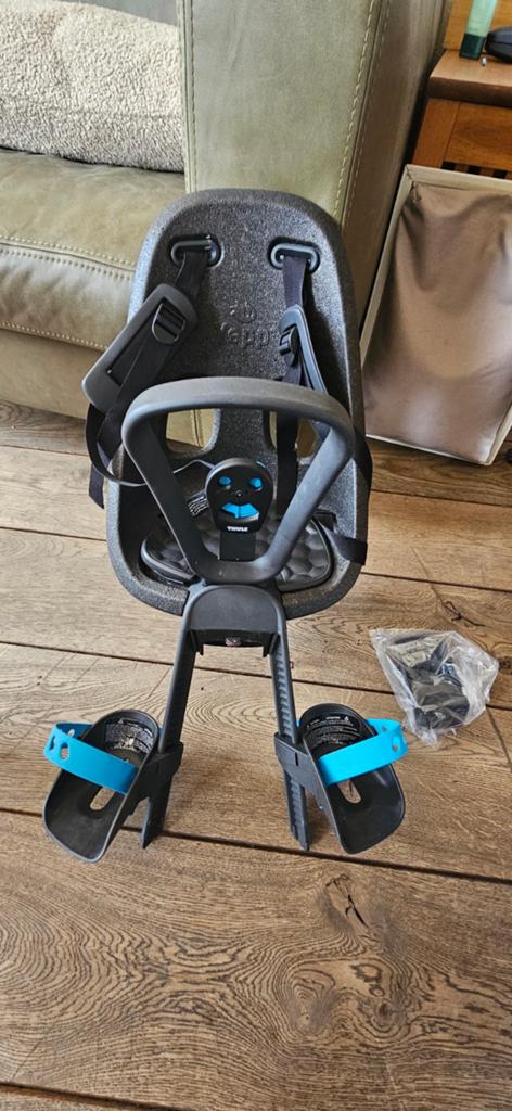 Thule Yepp voorzitje voor fiets, Fietsen en Brommers, Voetsteuntjes, 0 t/m 18 kg, Voorzitje, Ophalen of Verzenden