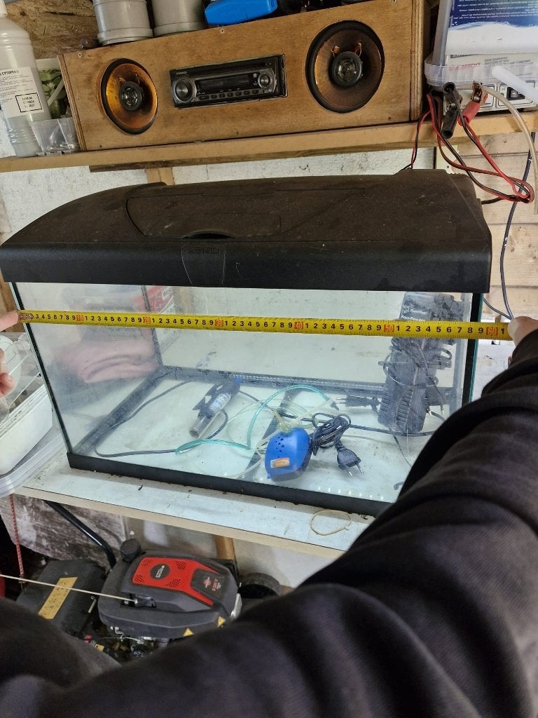 Complete aquarium, Ophalen of Verzenden, Zo goed als nieuw, Leeg aquarium