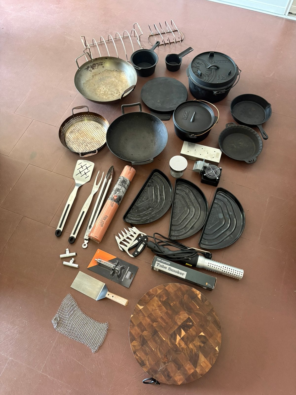 BBQ spullen set - weg wegens verhuizing, Ophalen, Gebruikt