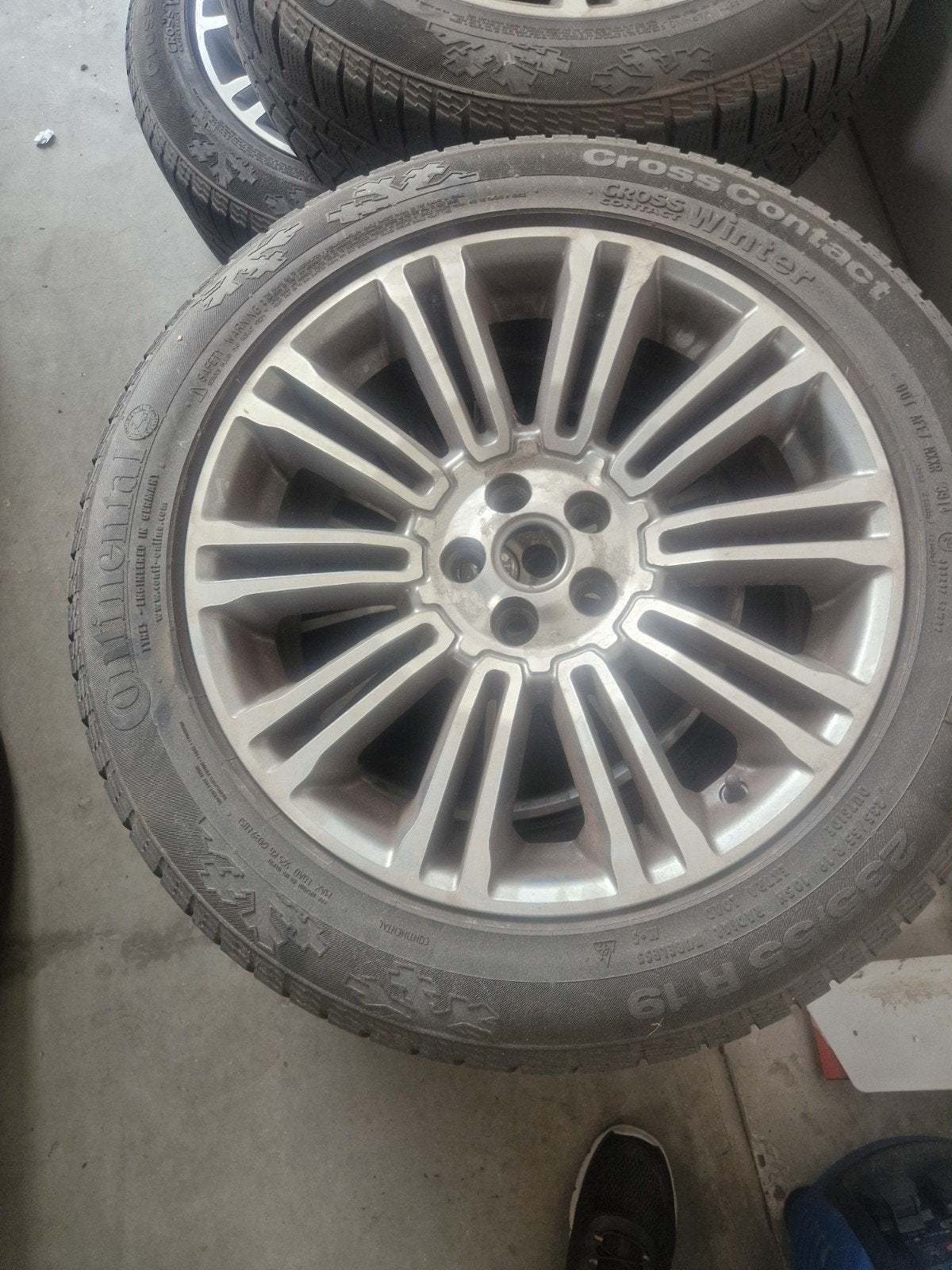 Winterbanden met velg Range Rover Evoque 2012, Auto-onderdelen, Banden en Velgen, 19 inch, Gebruikt, Banden en Velgen, 235 mm