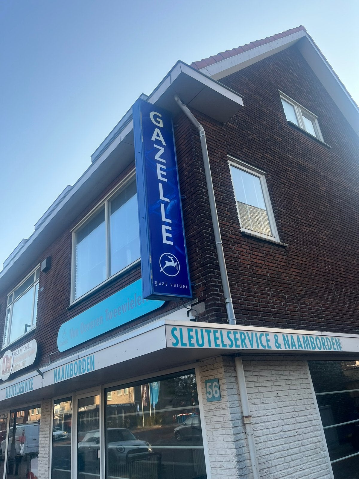 Gazelle verlicht reclame bord, Verzamelen, Merken en Reclamevoorwerpen, Ophalen, Zo goed als nieuw, Reclamebord