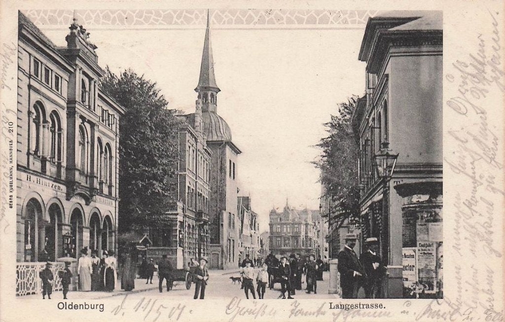 703-117-029 Oldenburg Langestrasse, Verzenden, Voor 1920, Duitsland