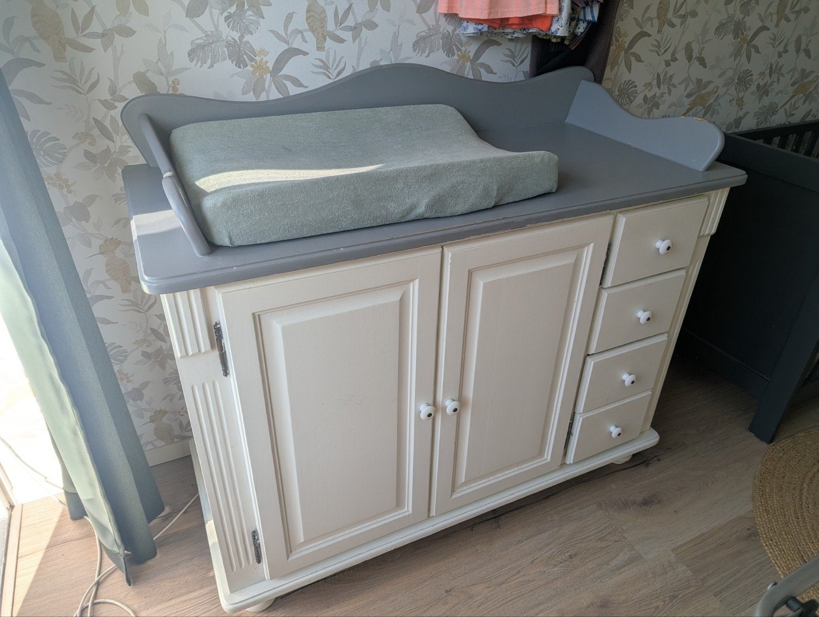 Brocante commode met toebehoren, Ophalen, Gebruikt, 50 tot 75 cm