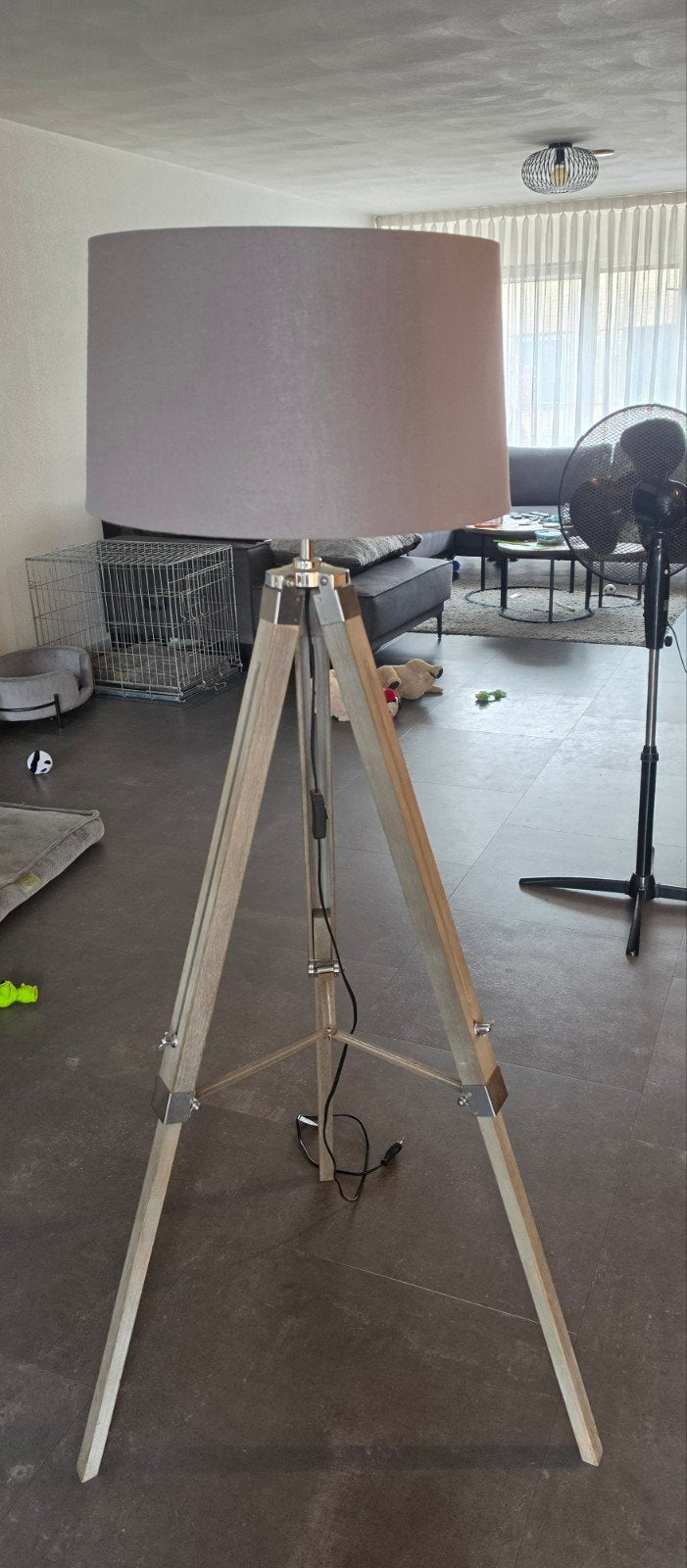 Mooie schemerlamp, Huis en Inrichting, Lampen | Vloerlampen, Ophalen, Zo goed als nieuw, Minder dan 100 cm