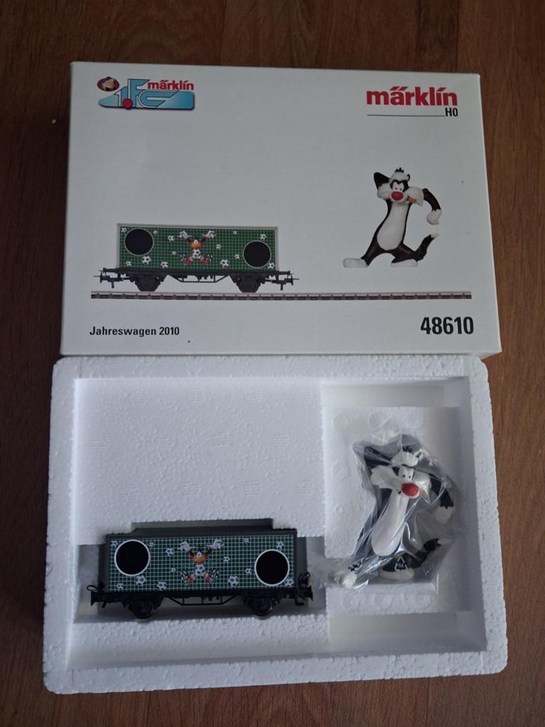 Märklin H0 48610 Jaarwagon 2010 Sylvester Looney Tunes, Ophalen of Verzenden