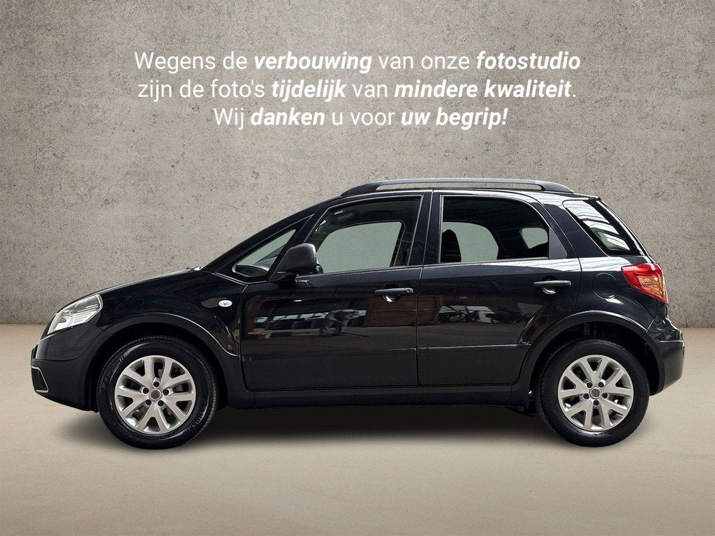 Fiat Sedici 1.6-16V Dynamic Sport Automaat (AIRCO, LOGISCH N, Auto's, Stof, Gebruikt, Zwart, 4 cilinders