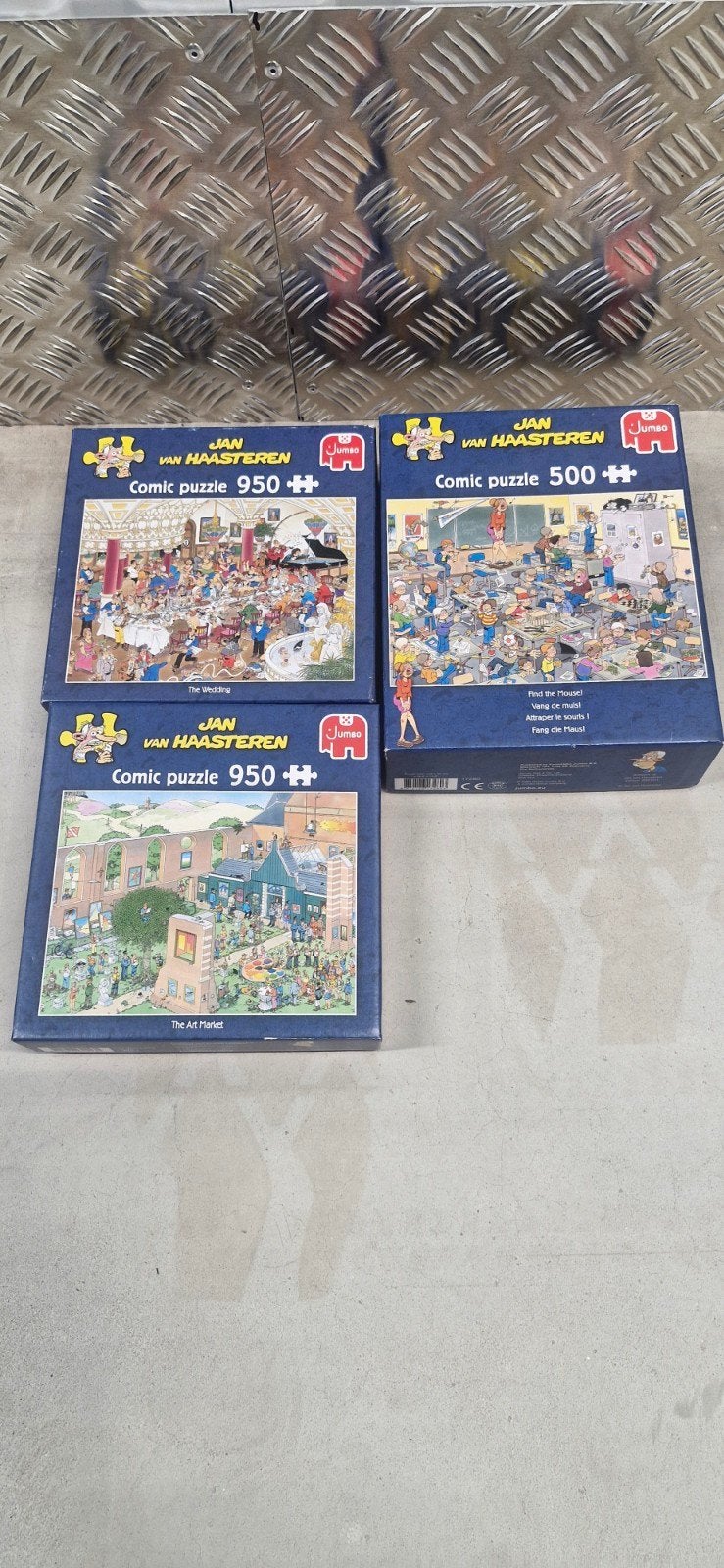 Jan van haasteren puzzels, Hobby en Vrije tijd, Denksport en Puzzels, Ophalen of Verzenden, 500 t/m 1500 stukjes, Zo goed als nieuw