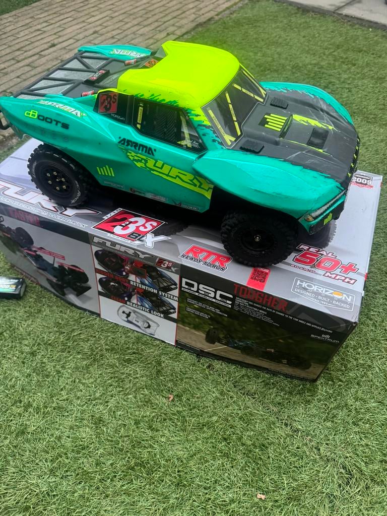 Arrma en FURY 223S BLX Brushless 2WD Short Course Truck RTR, Elektro, Auto offroad, Ophalen of Verzenden, Zo goed als nieuw