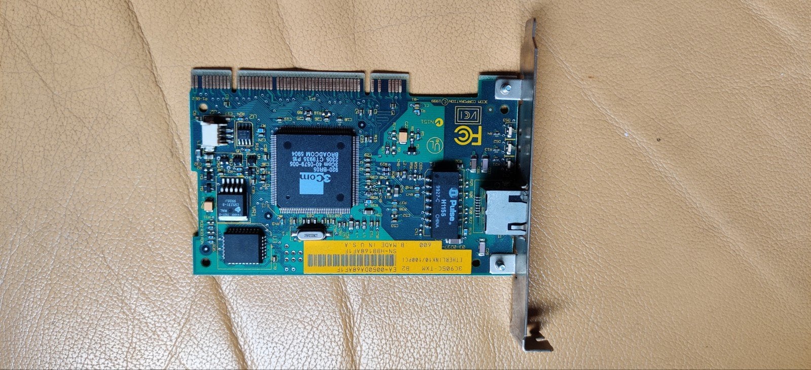 3Com 3C905C-TXM Ethernet Netwerkkaart PCI, Ophalen of Verzenden, Gebruikt, Intern, 3Com