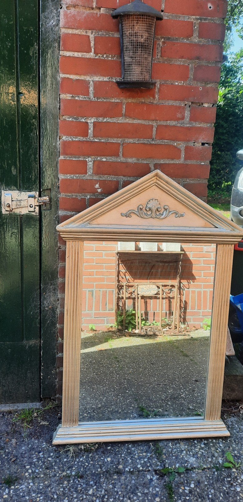 Spiegel, Antiek en Kunst, Ophalen of Verzenden, Rechthoekig