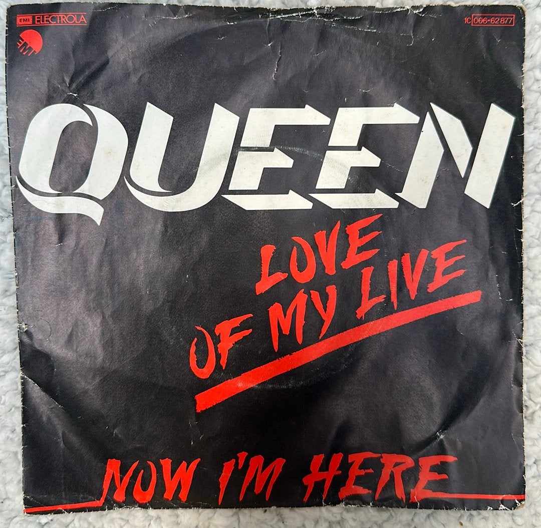 Queen - Love of my life met misprint op de hoes, Ophalen of Verzenden, Zo goed als nieuw, Pop