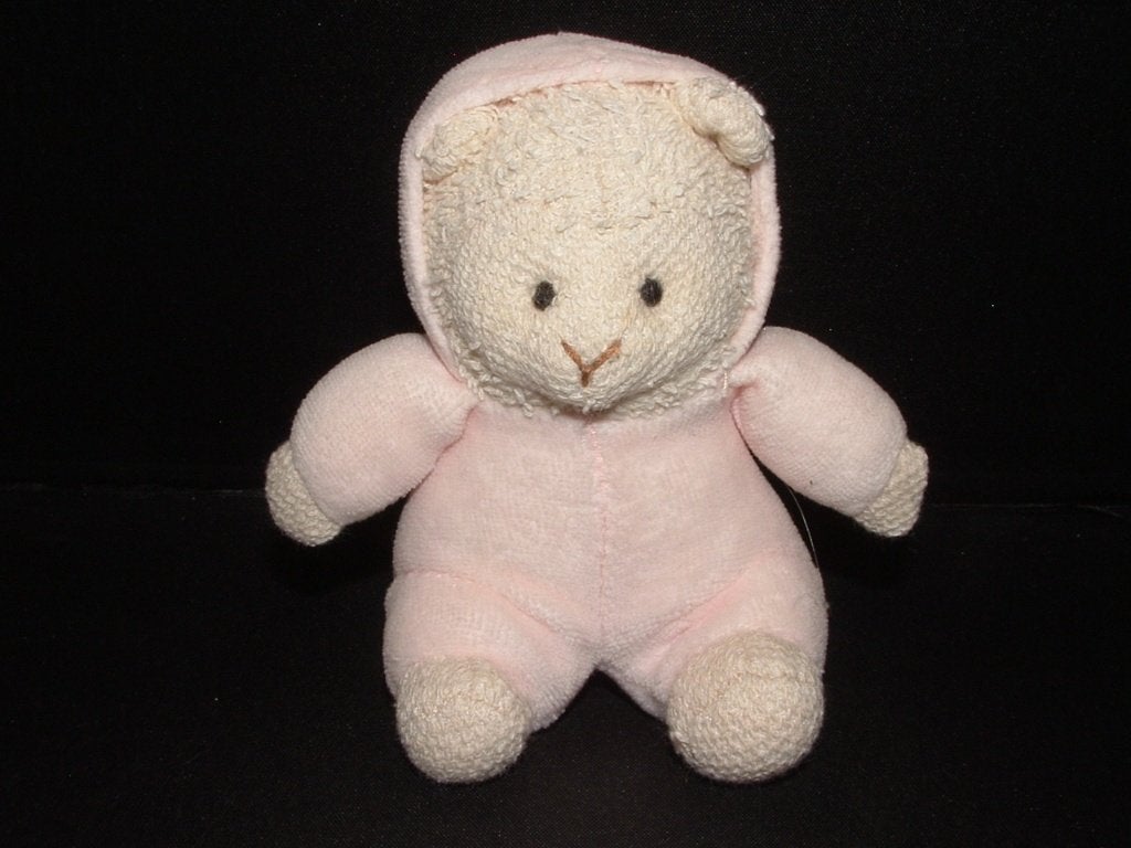 IKEA SCHAAP KRAMIG KLEIN BADSTOF CREMEWIT MET ROZE, Kinderen en Baby's, Speelgoed | Knuffels en Pluche, Verzenden, Nieuw, Overige typen