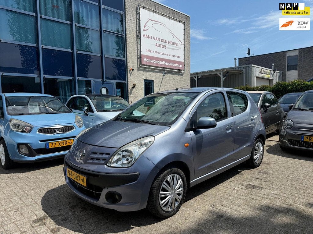 Nissan Pixo 1.0 Acenta 5-drs, Airco, APK 08/27, Auto's, Nissan, Bedrijf, Te koop, Pixo, ABS, Airbags, Airconditioning, Centrale vergrendeling