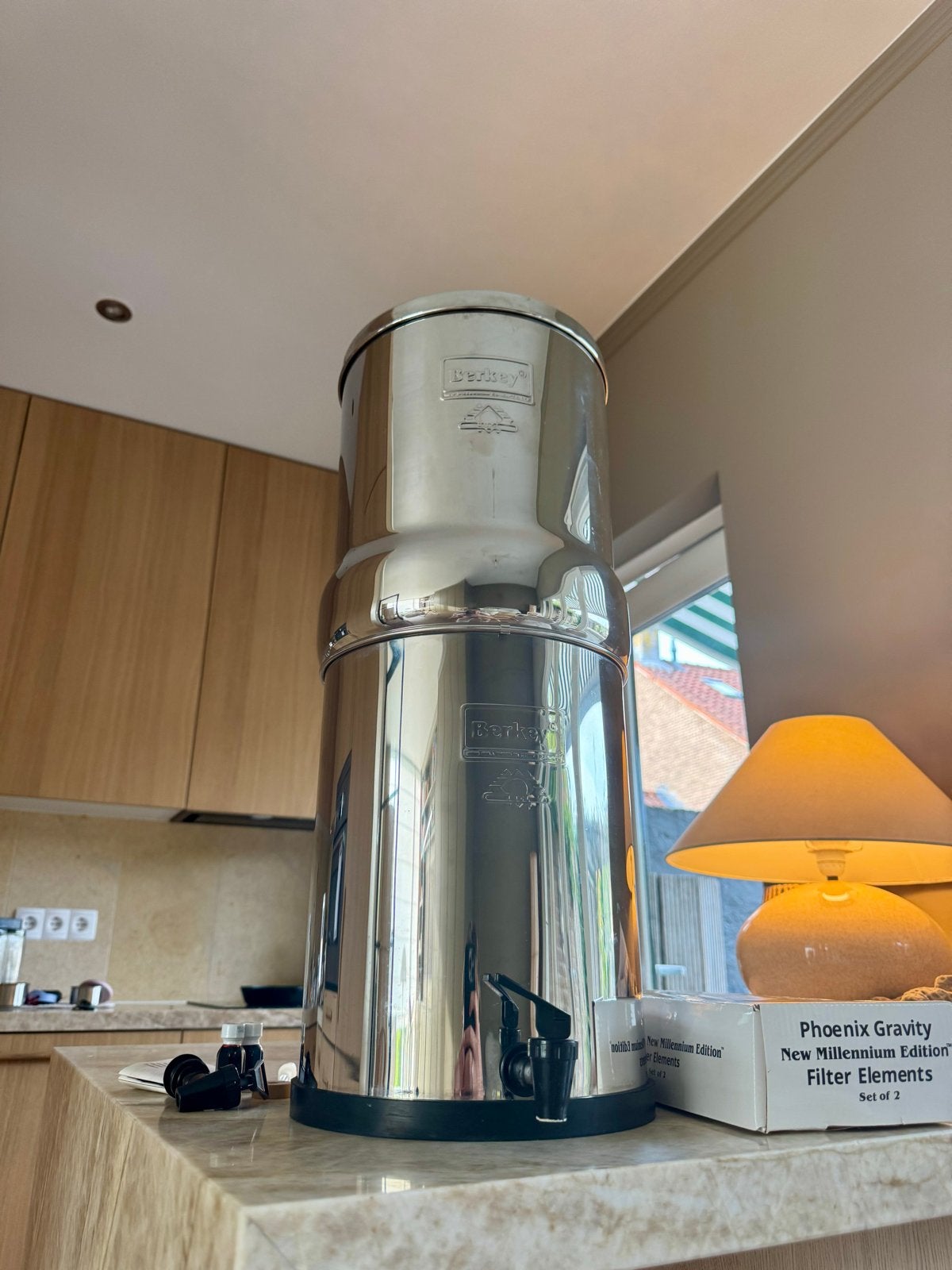 Complete Royal Berkey Waterfilter 12.3L + extra accesoires, Ophalen, Gebruikt
