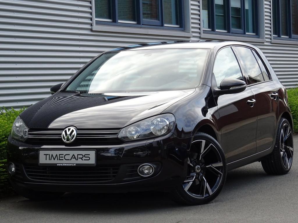 Volkswagen Golf 6 1.4 Team Carplay Parkassist Climate Cruise, Auto's, Voorwielaandrijving, Gebruikt, Zwart, 4 cilinders