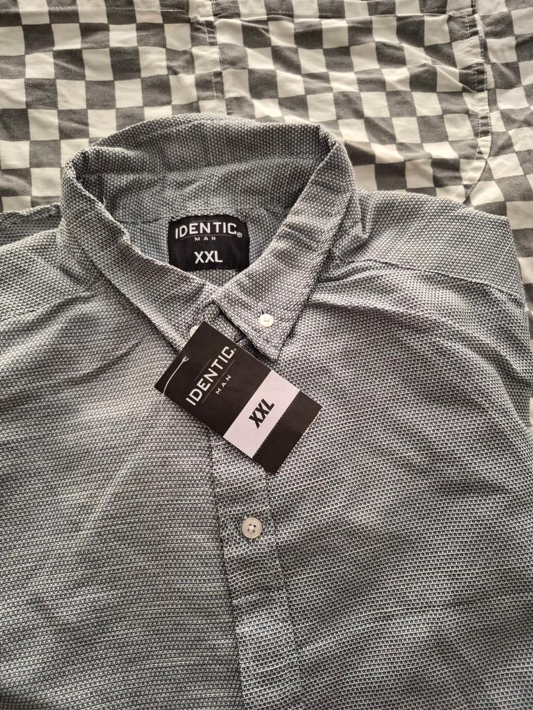 Identic Man XXL overhemd - Nieuw met kaartjes, Identic Man, Nieuw, Ophalen of Verzenden, Overige halswijdtes