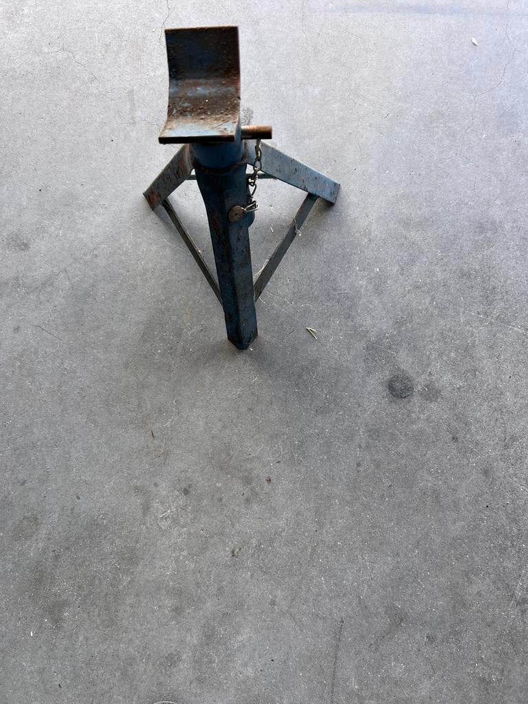 Zware verstelbare assteun / trailer steun staal, Ophalen of Verzenden, D, D, D