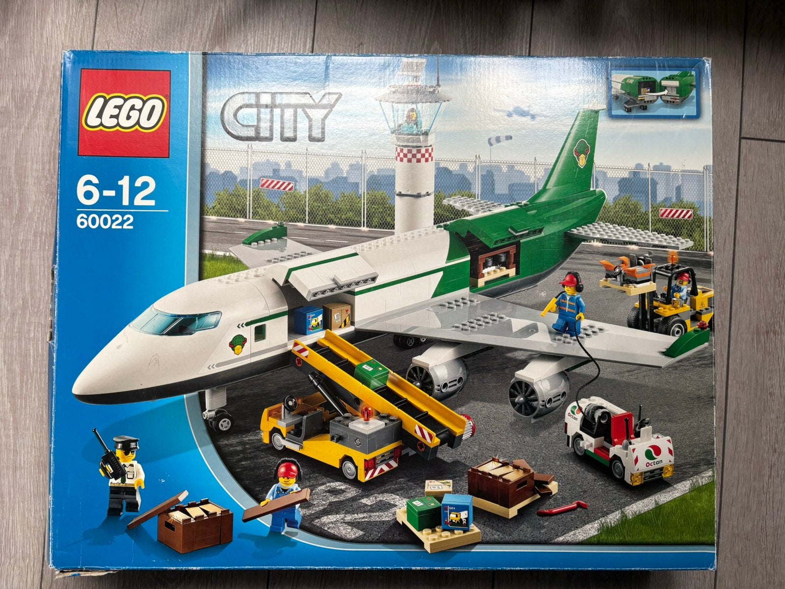 Lego 60022 vliegveld vrachtvliegtuig, Ophalen of Verzenden, Gebruikt, Lego