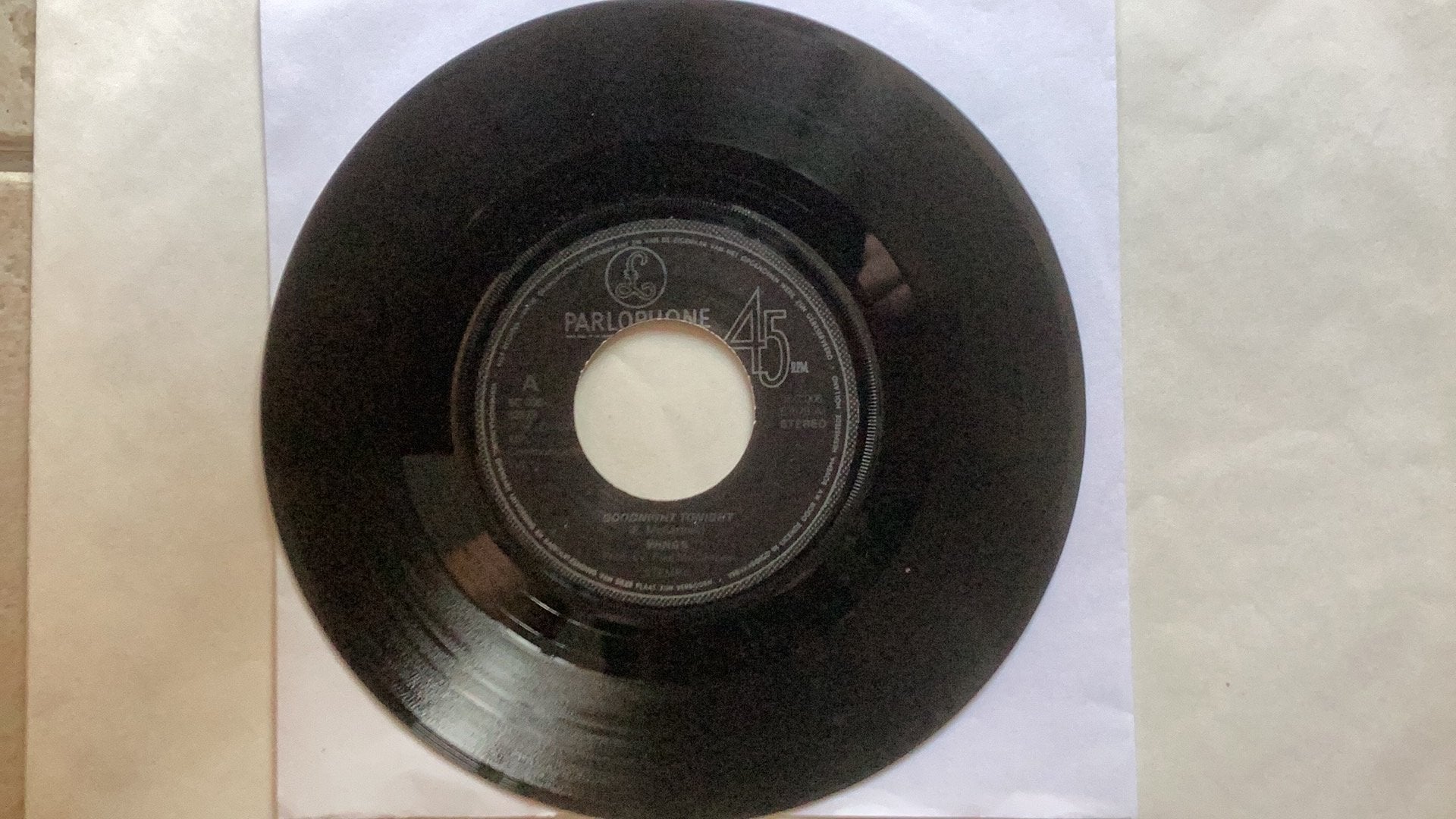 Single Wings - Goodnight tonight, Ophalen of Verzenden, Gebruikt, 7 inch, Pop