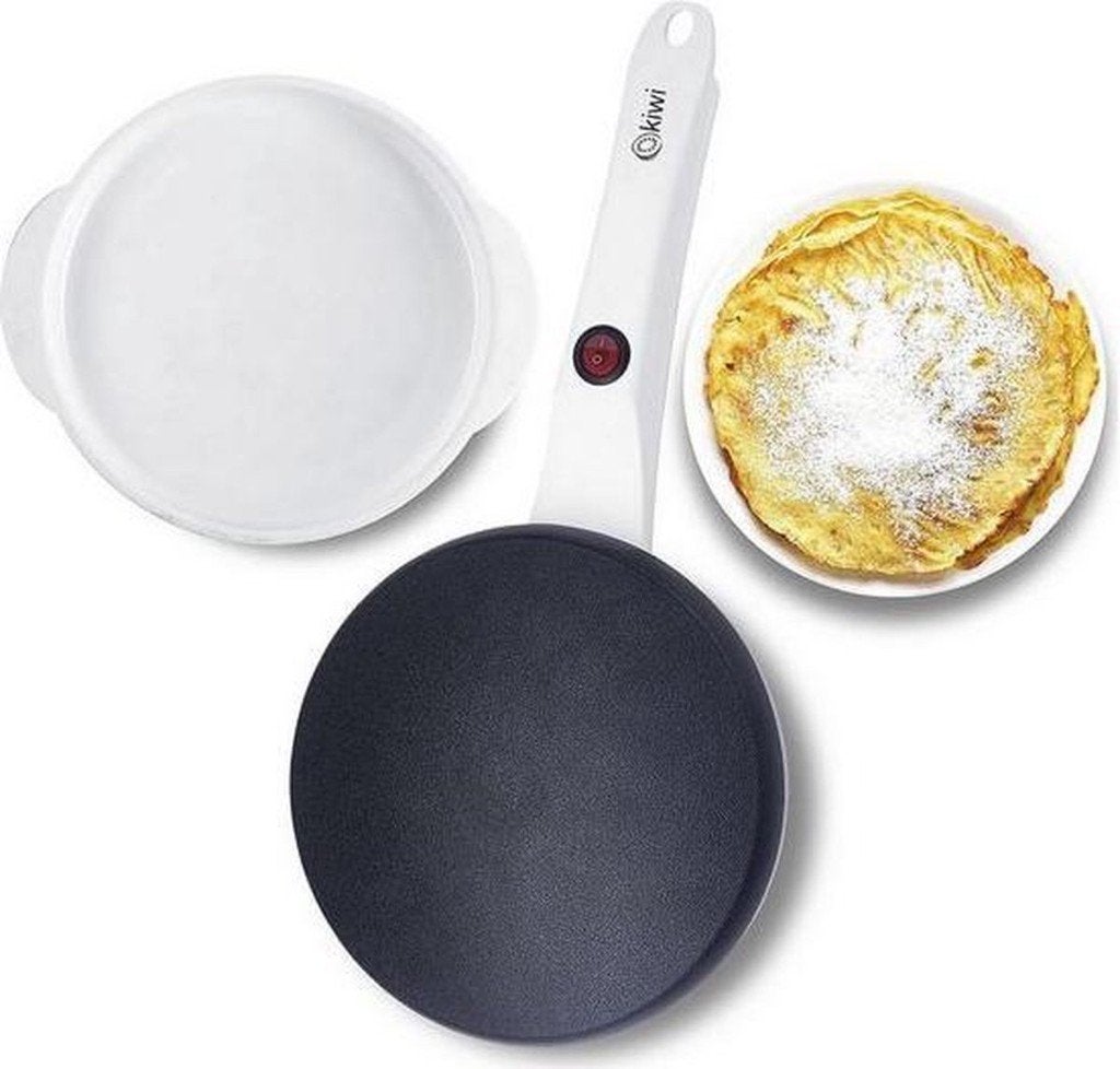 Pannenkoekenmaker Kiwi 600W Wit (ø 20 cm), Huis en Inrichting, Ophalen of Verzenden, Nieuw