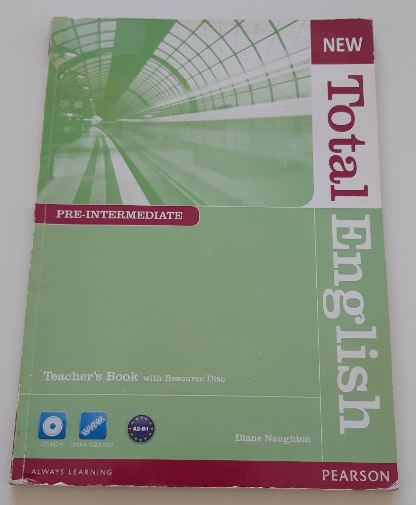New Total English Teacher's Book met CD ISBN: 9781408267288, Gelezen, Engels, Diane Naughton, Ophalen of Verzenden