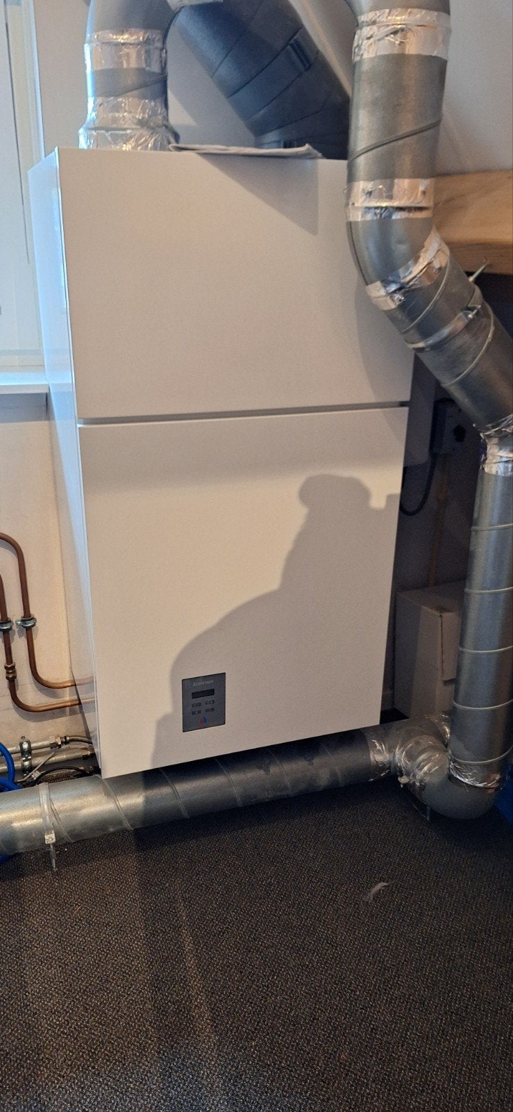 Inventum ecolution combi 50 warmtepomp, Ophalen, Gebruikt, Afzuiger