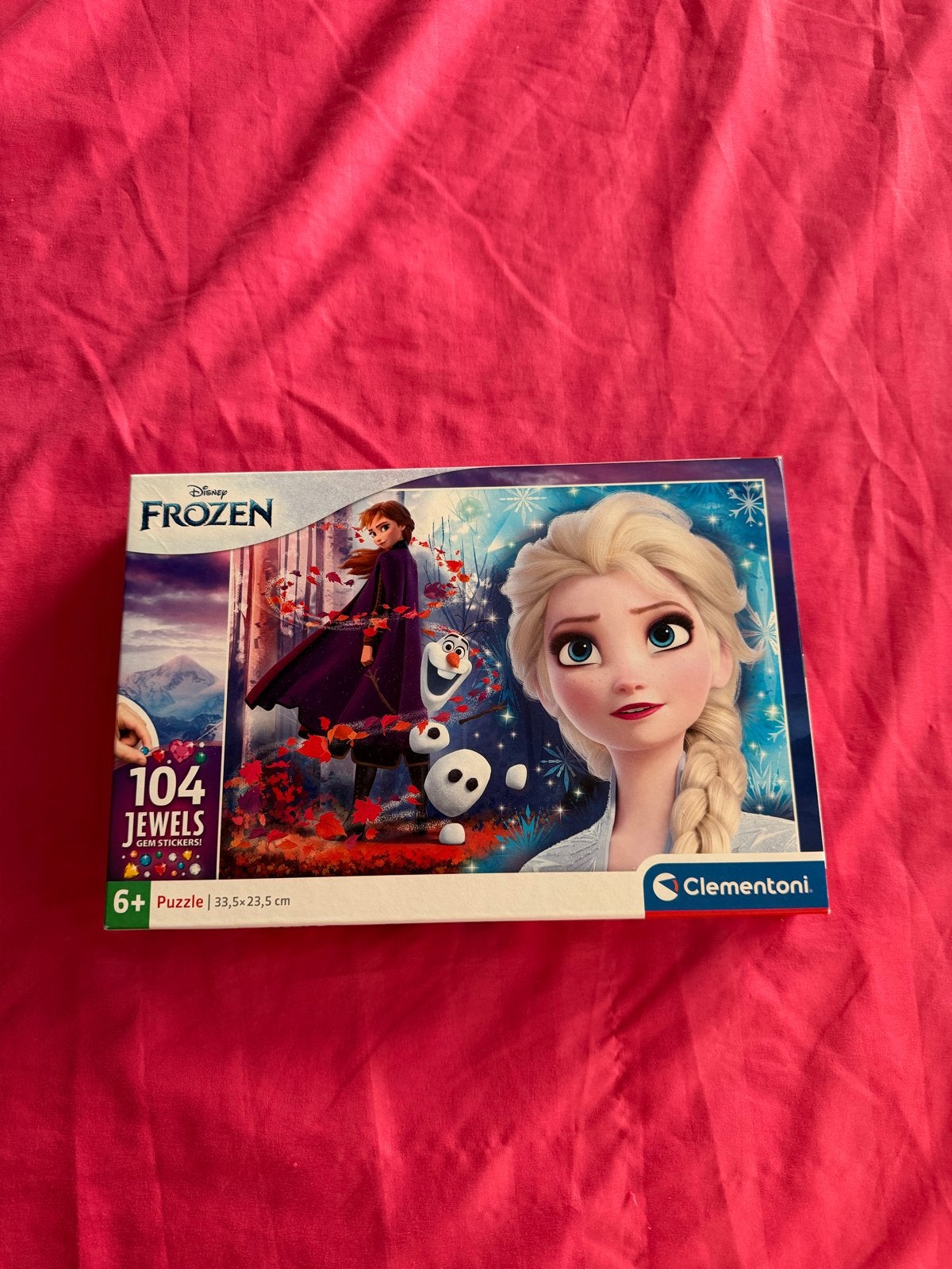Disny Frozen puzzel 104 stukjes Clementoni nieuw, Ophalen, Meer dan 50 stukjes, Gebruikt, 6 jaar of ouder