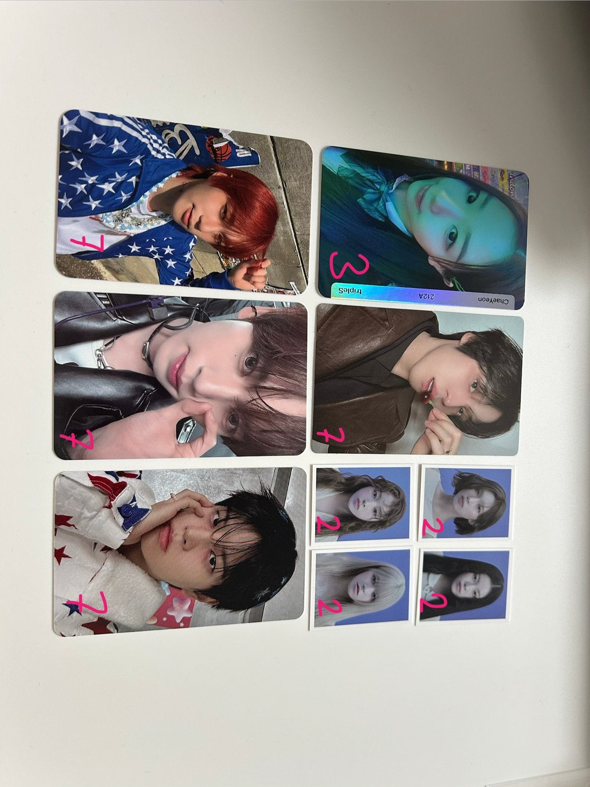 verschillende kpop photocards, Ophalen of Verzenden, Zo goed als nieuw, Foto of Kaart