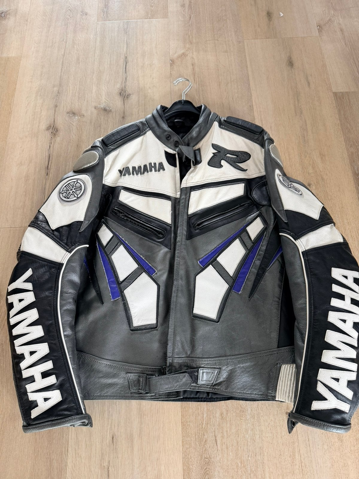 Te koop leren Yamaha motor jas maat Xl, Motoren, Ophalen, Tweedehands, Jas | leer