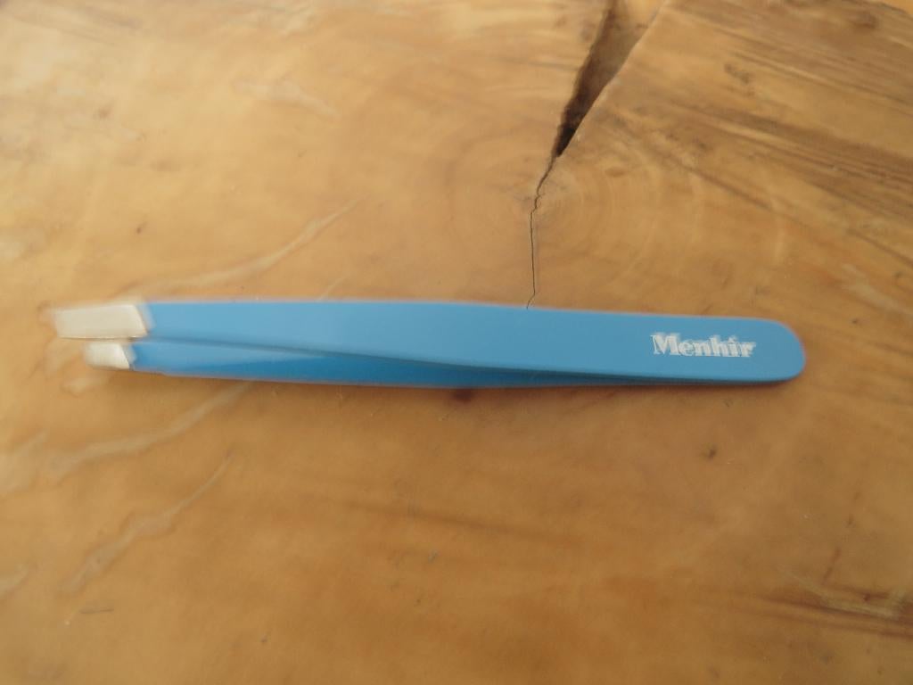 blauwe  schuine pincet van Menhir, Ophalen, Gebruikt