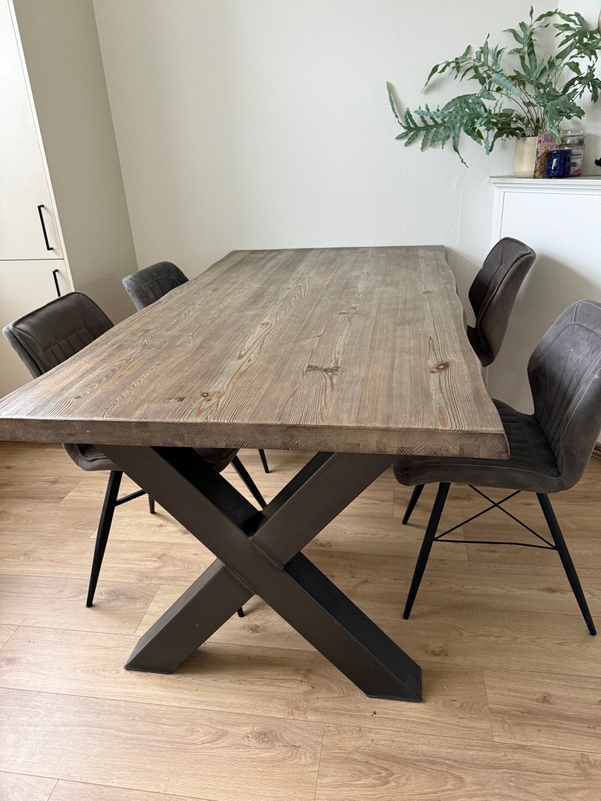 Robuuste Haco eettafel 180x98 cm - Zeer stevig, Ophalen, 50 tot 100 cm, Zo goed als nieuw, 150 tot 200 cm