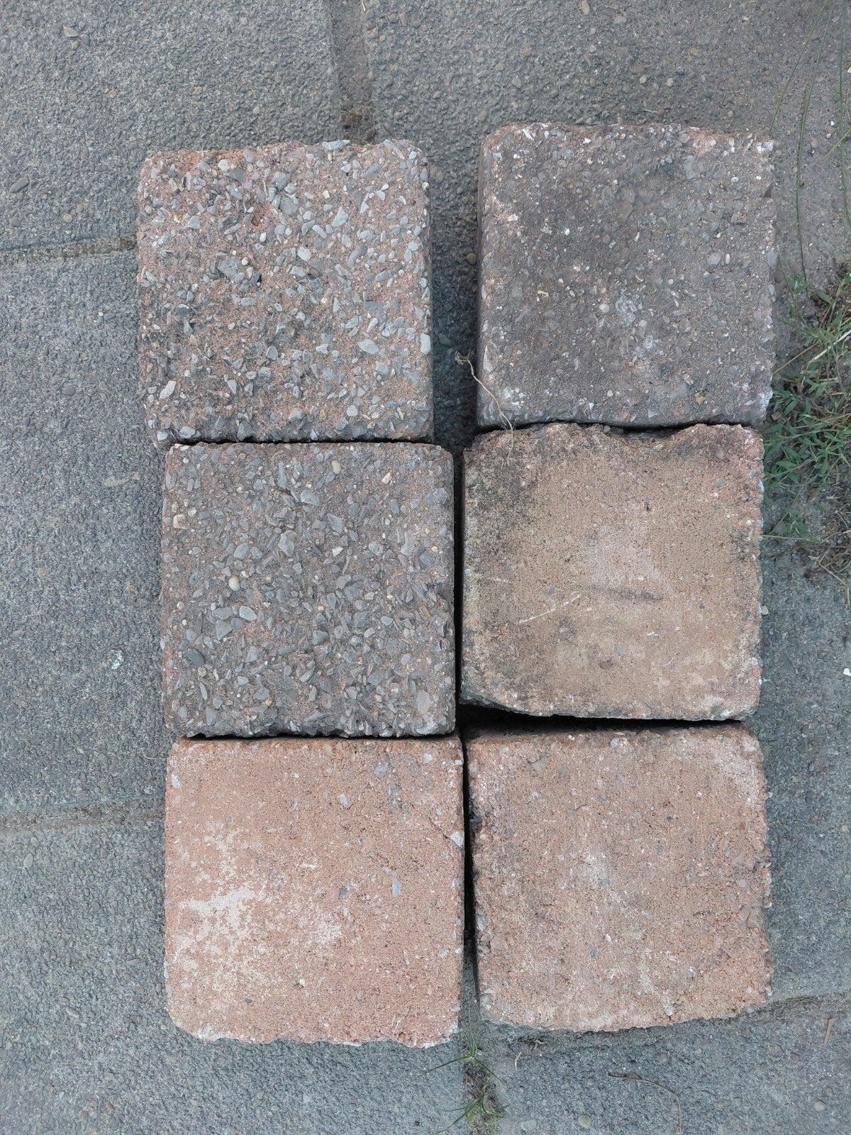 Terrastegels 13.5x13.5 cm - 13 m2, Tuin en Terras, Ophalen, Gebruikt, 10 m² of meer, Beton