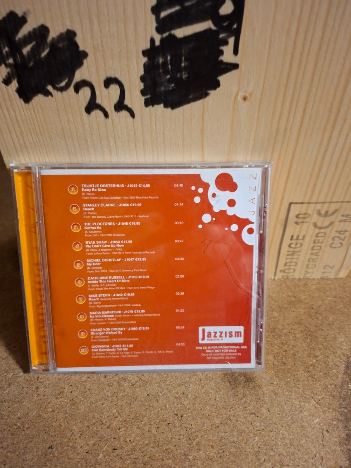 Jazzism Magazine Promotie CD - Diverse Artiesten, Ophalen of Verzenden, Verzamelalbum, Jazz, Promo
