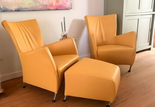Windy fauteuils, Ophalen, Zo goed als nieuw, 50 tot 75 cm, Leer