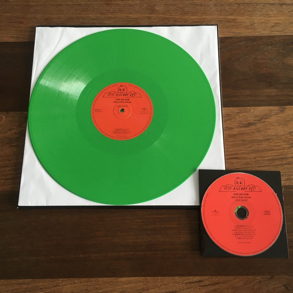 Vinyl LP + Cd Doe Maar Doe De Dub GROEN Vinyl ZGAN, LP, Limited edition, Ophalen of Verzenden, Zo goed als nieuw