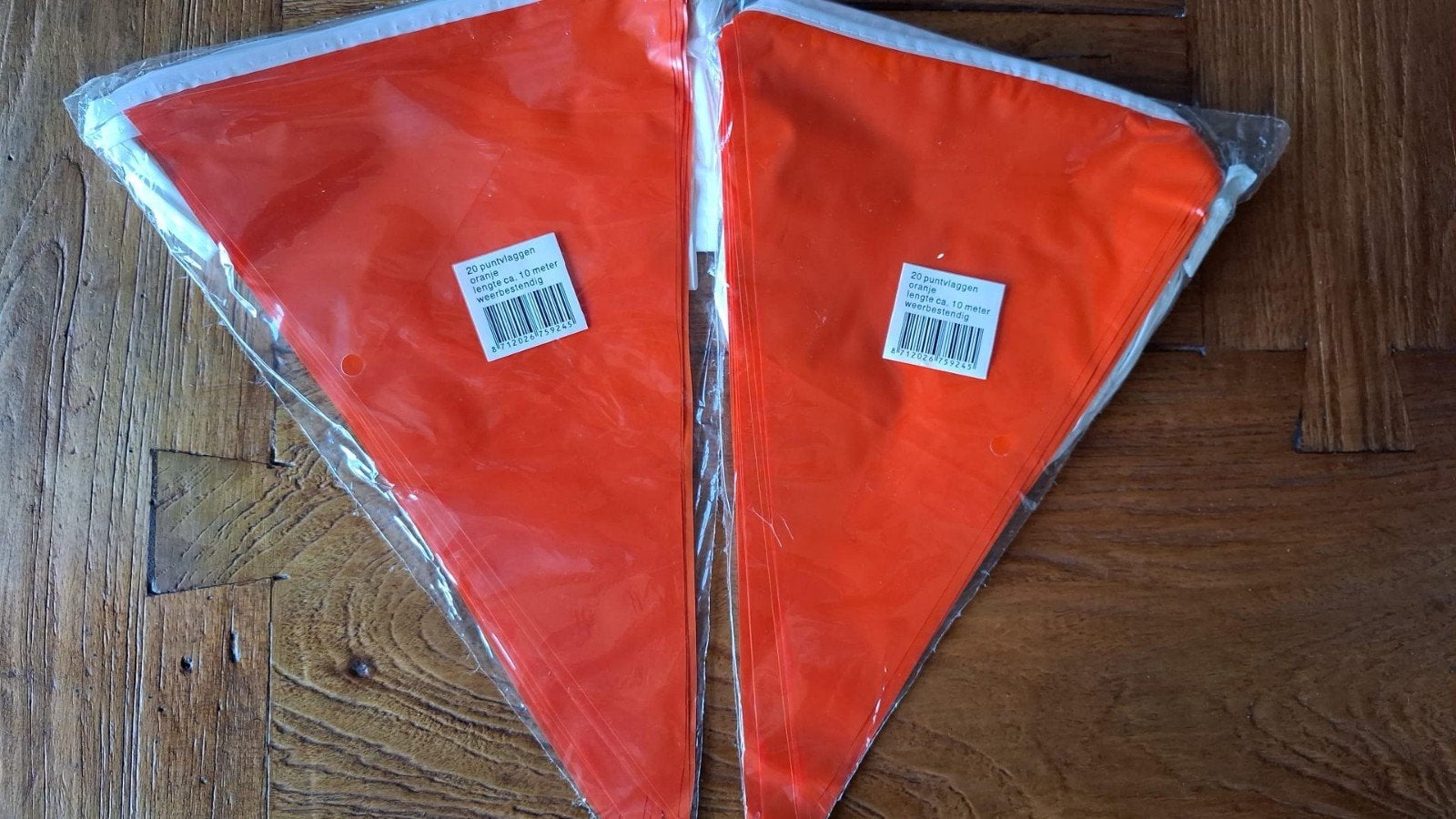 Vlaggenlijn Oranje, 10 meter, Verzenden, Nieuw