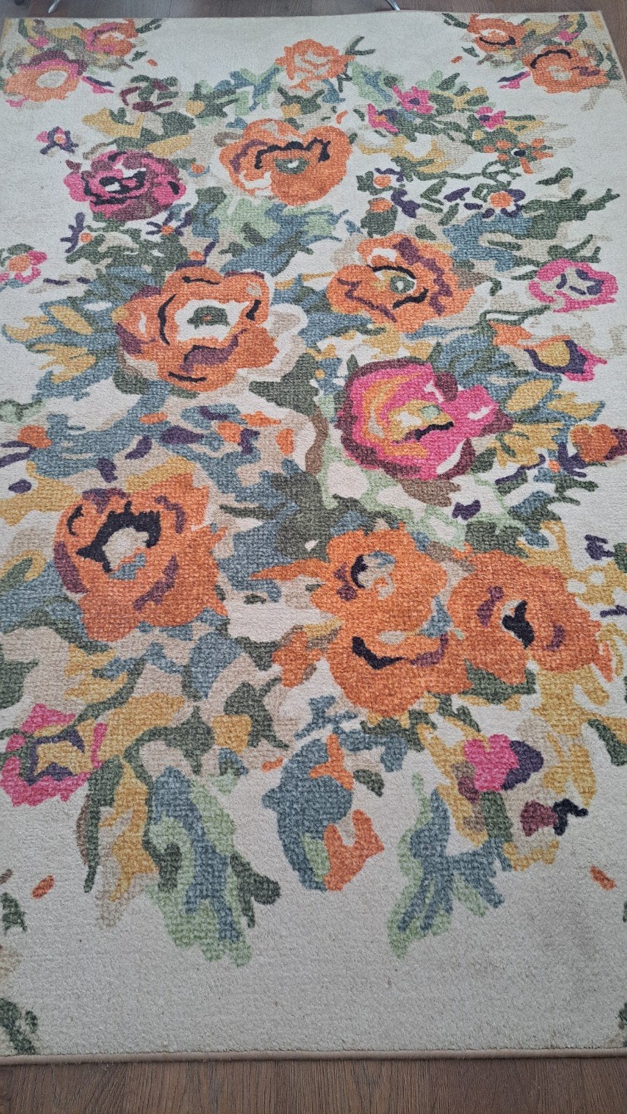 Kleurrijk Vloerkleed Rechthoekig 235x160cm, Ophalen, Zo goed als nieuw, Rechthoekig, 200 cm of meer