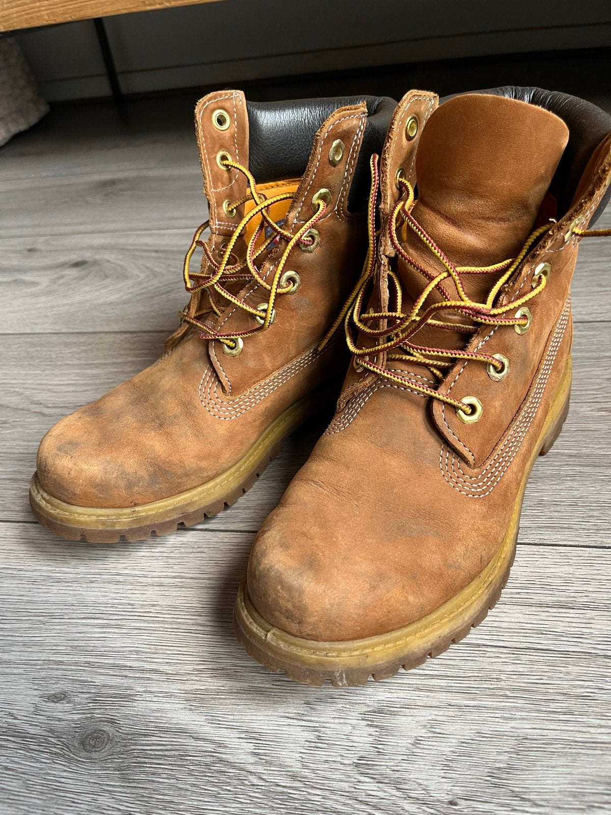 Timberland boots maat 38, Kleding | Dames, Schoenen, Ophalen of Verzenden, Gedragen, Bruin, Lage of Enkellaarzen
