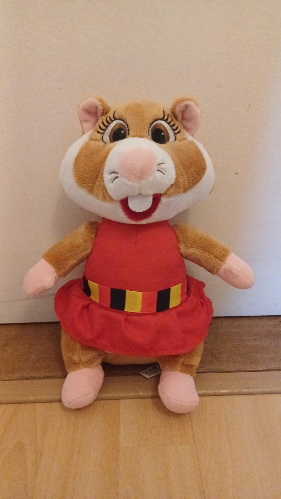 Albert Heijn hamster België meisje, Kinderen en Baby's, Hamster, Ophalen of Verzenden, Zo goed als nieuw, Rood