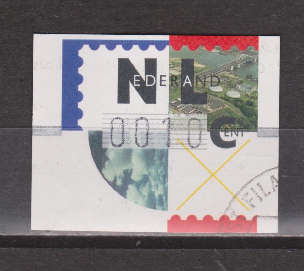 Automaatstrook Frama 0010 Cent gebruikt AU31 1996, Ophalen of Verzenden, Na 1940, Gestempeld