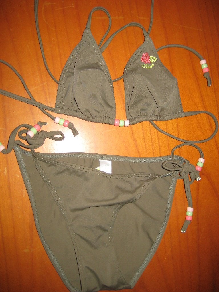 Khaki bikini, 36, Taisuni, Ophalen of Verzenden, Zo goed als nieuw, Groen, Bikini