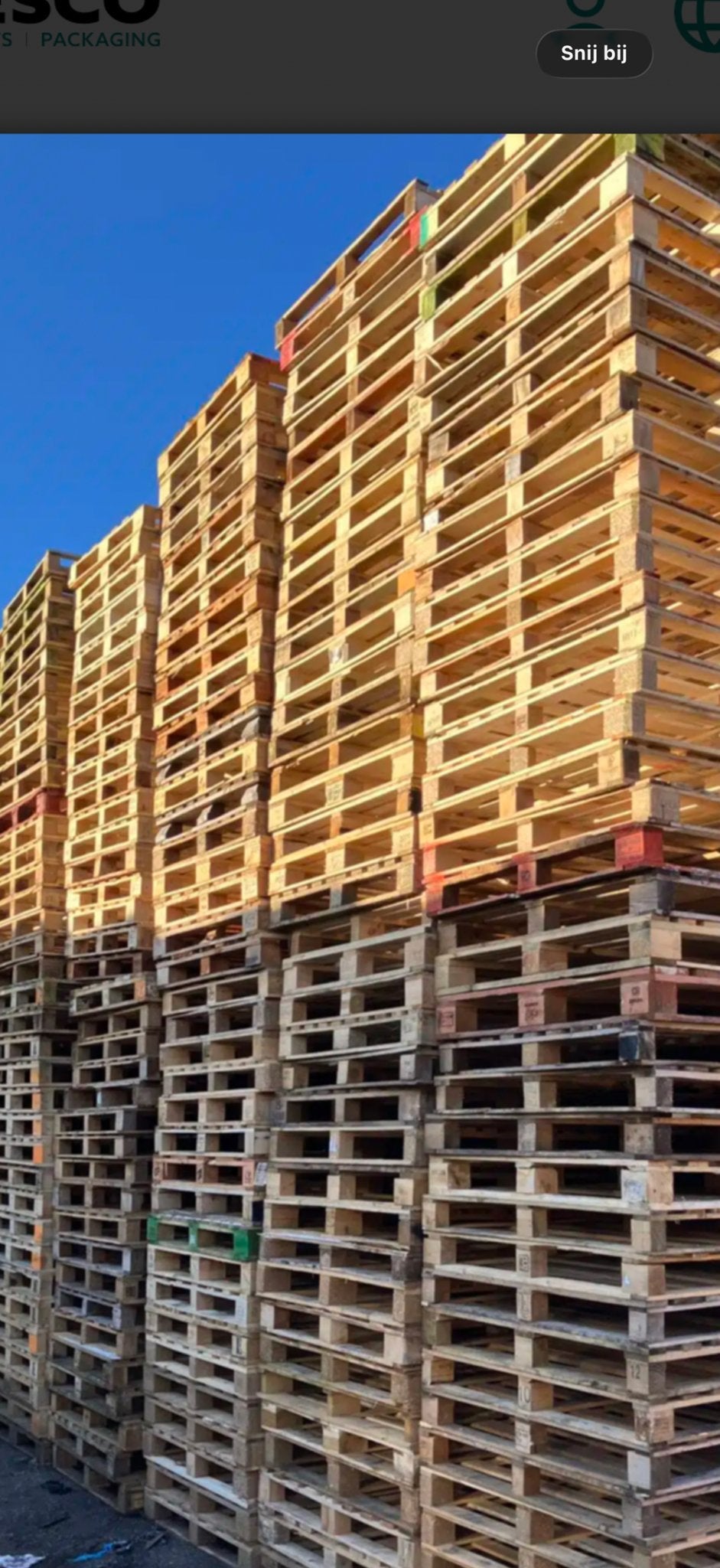 Houten Pallets - Diverse Maten gratis af te halen, Ophalen, Overige houtsoorten, Minder dan 200 cm, Pallet