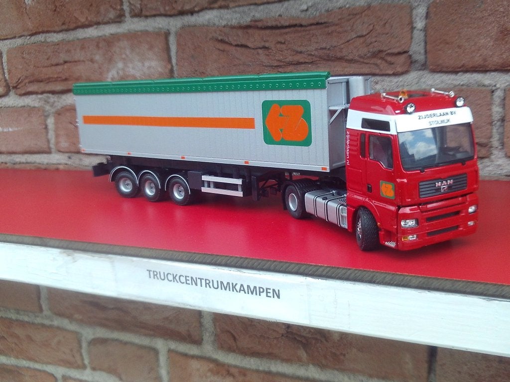 Tekno  Man  4 x 2  met  kipoplegger  van  Zijderlaan., Ophalen of Verzenden, Nieuw, Bus of Vrachtwagen, Tekno