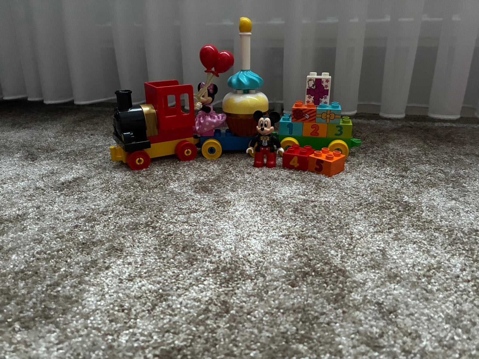 Duplo Disney trein, Verzenden, Mickey Mouse, Zo goed als nieuw, Overige typen