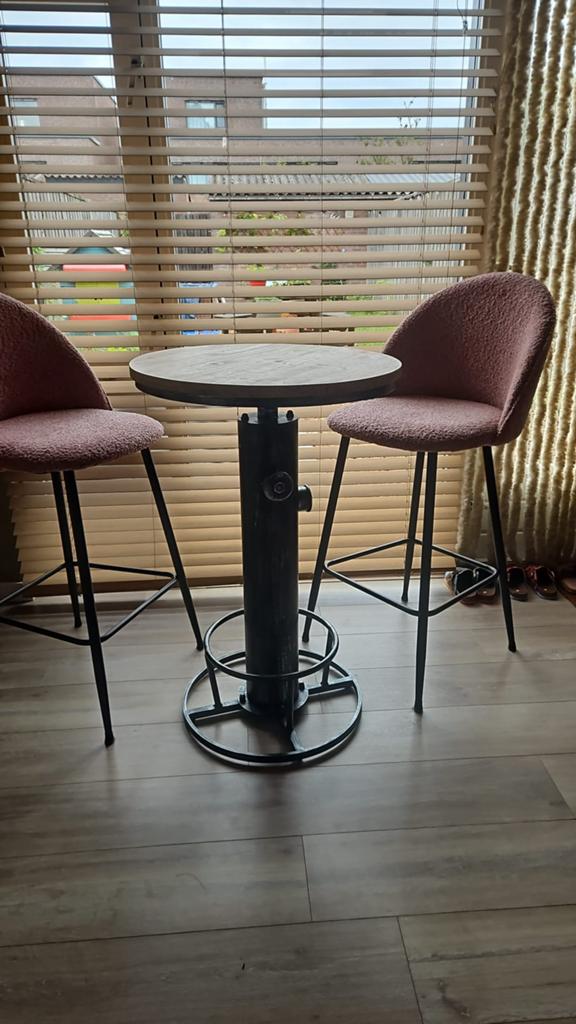 Bartafel, In hoogte verstelbaar, 60 tot 90 cm, Nieuw, Ophalen of Verzenden