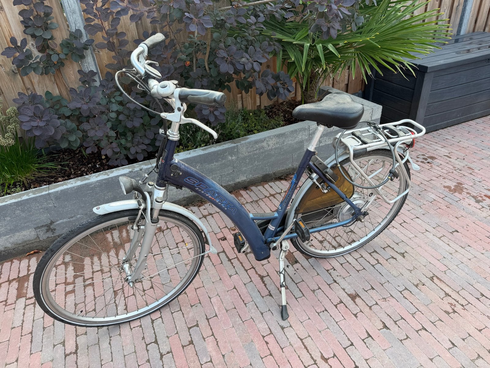 Elektrische damesfiets met lage instap en versnellingen, Fietsen en Brommers, Fietsen | Dames | Damesfietsen, Ophalen, Sparta