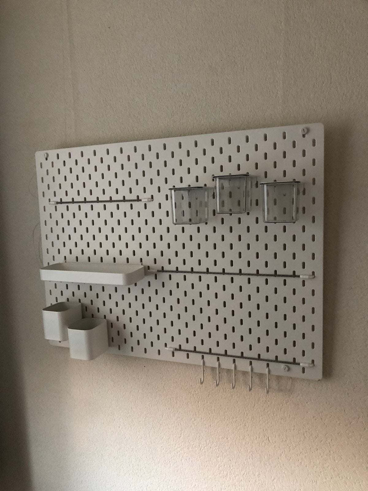 Ophangbord combinatie wit Skadis (Ikea), Ophalen, Zo goed als nieuw