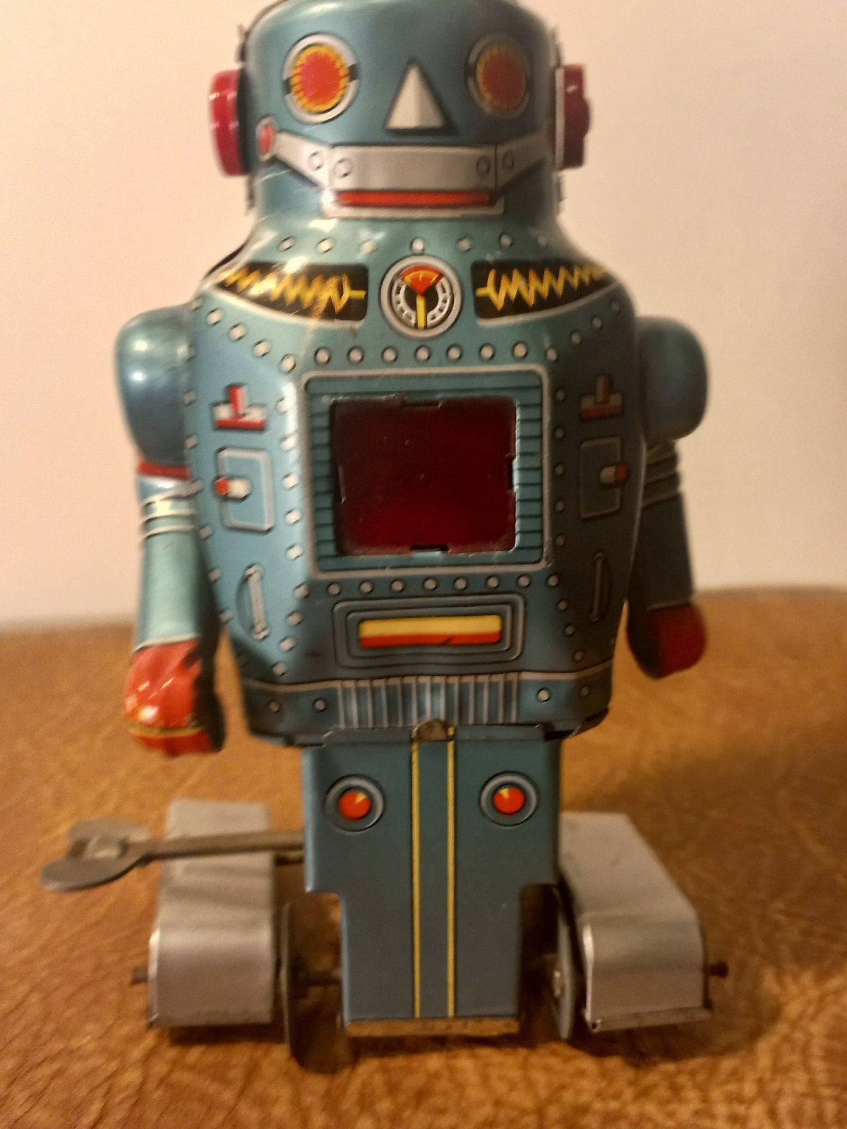 Blikken robot uit de jaren 50 (14 cm), Ophalen of Verzenden